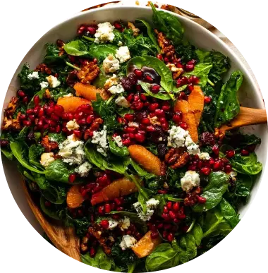 Roquefort Cheese and Pomegranate Salad