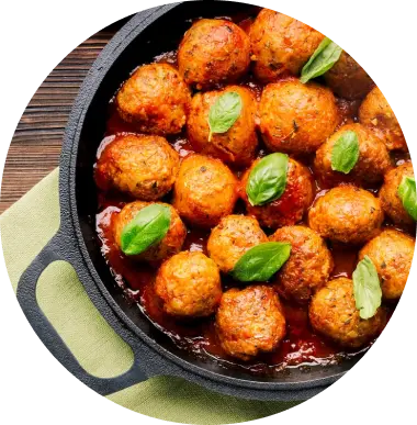 Turkey Meatballs with Tomato Sauce