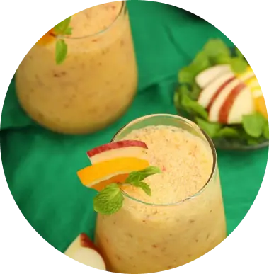 Apple, Orange and Red Fruit Smoothie