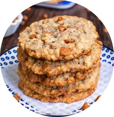 Oatmeal, Banana and Cinnamon Cookies